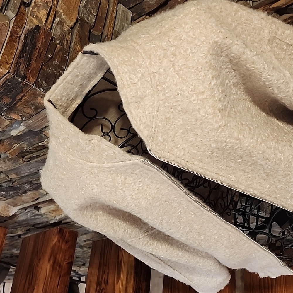Zara Cream Bomber Jacket new with tags - Picture 7 of 16